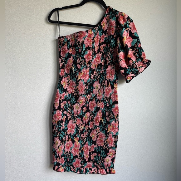 Floral One-Shoulder Dress - Picture 3 of 3